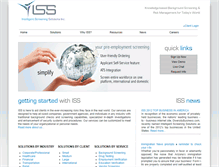 Tablet Screenshot of iss-solutionsinc.com